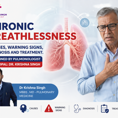Chronic Breathlessness Causes, Warning Signs, Diagnosis and Treatment. Explained by Pulmonologist in Bhopal: Dr. Krishna Singh